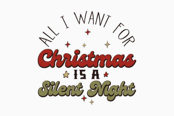 All I Want for Retro Christmas Quote Review