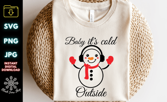 Baby It's Cold Outside Snowman SVG Review