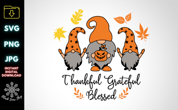 Gnomes Thankful Grateful Blessed SVG Review