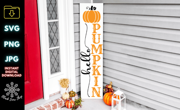 Hello Pumpkin Porch Sign SVG Review