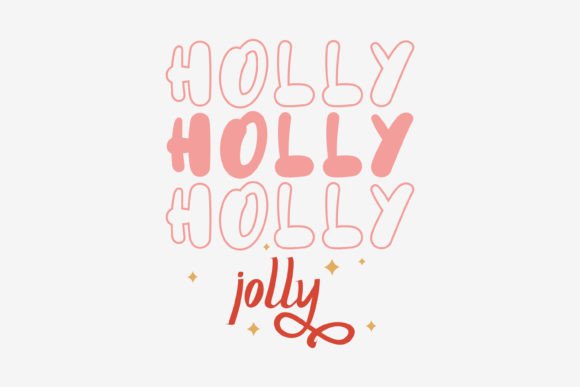 Holly Jolly Retro Christmas SVG Design Review