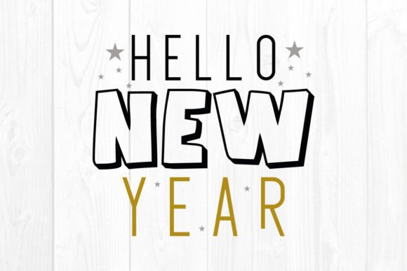 New Year SVG Quote for Embroidery Projects