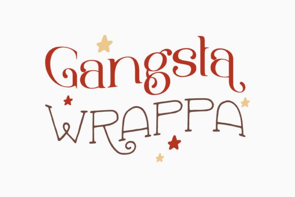 Retro Christmas Quote SVG Gangsta Wrappa Review