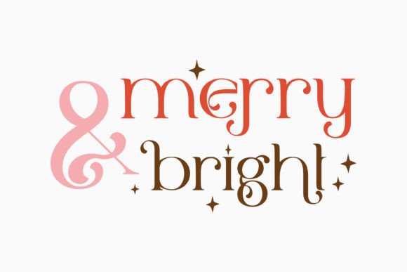 Retro Christmas SVG Merry and Bright Review