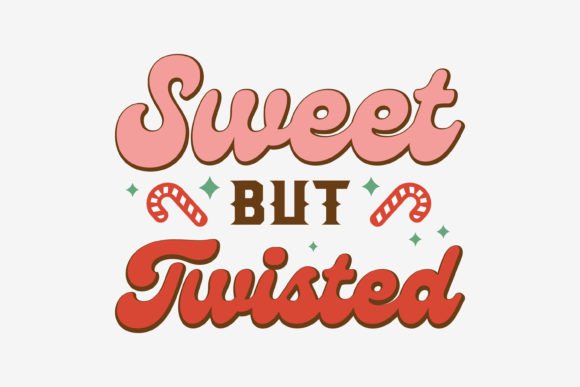 Retro Christmas Svg Sweet but Twisted Review