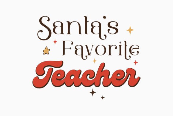 Retro Christmas Teacher Quote SVG Design Review