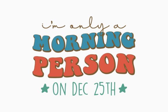 Retro Funny Christmas Quote SVG for Embroidery Projects