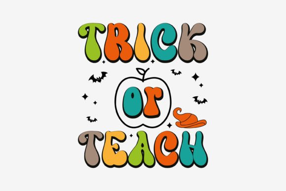 Retro Trick or Teach Halloween Svg Review