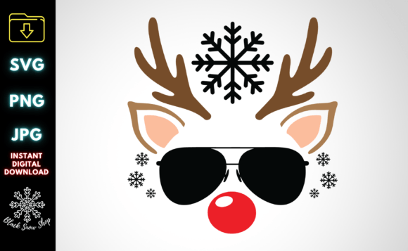 Rudolph Reindeer Sunglasses SVG Review